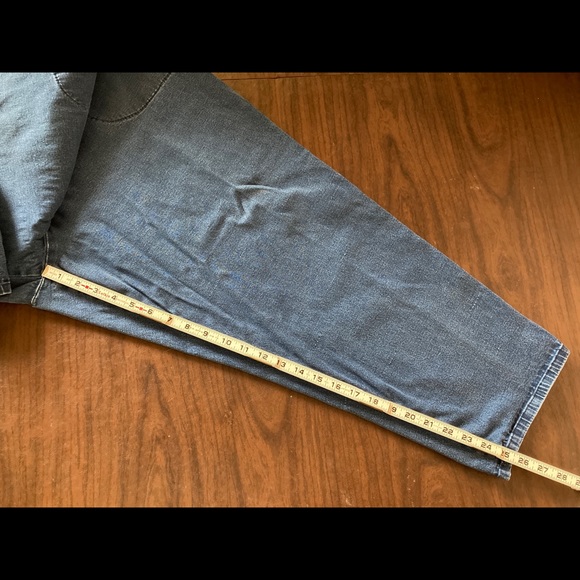 Roaman’s 32WP Fully Elastic Pull On Light Weight Denim Jeans - Picture 5 of 15